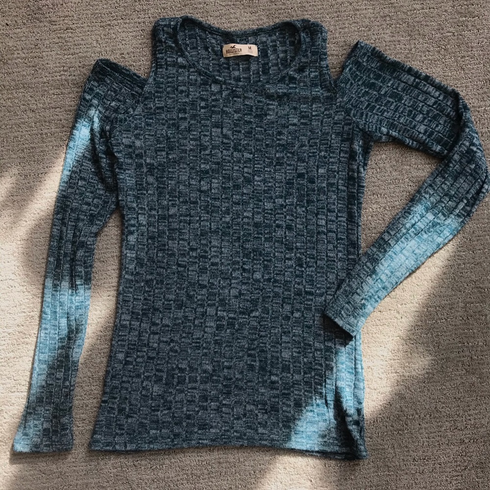 Blue/Green Hollister Sweater